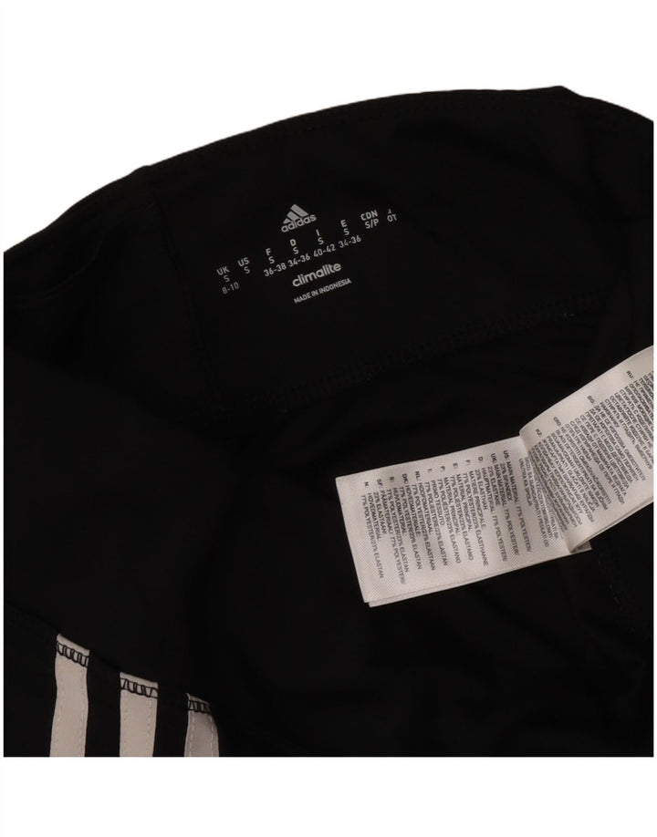 Adidas Climalite Leggings UK 8/10 Petit Noir Polyester
