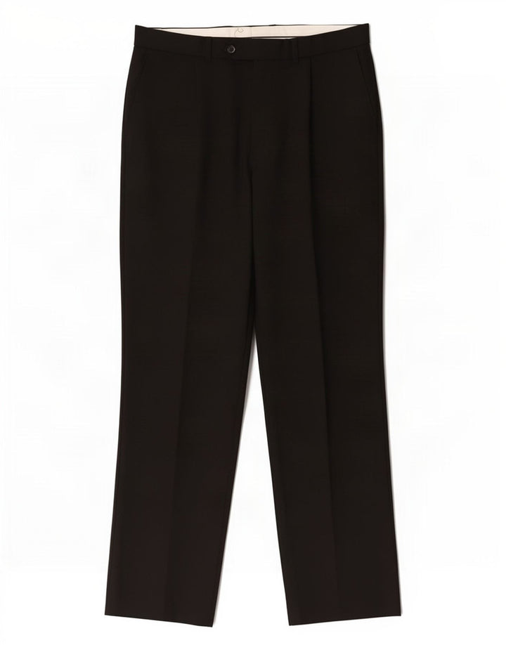 Marks & Spencer Pantalon de costume droit pour homme W34 L31 Noir Polyester