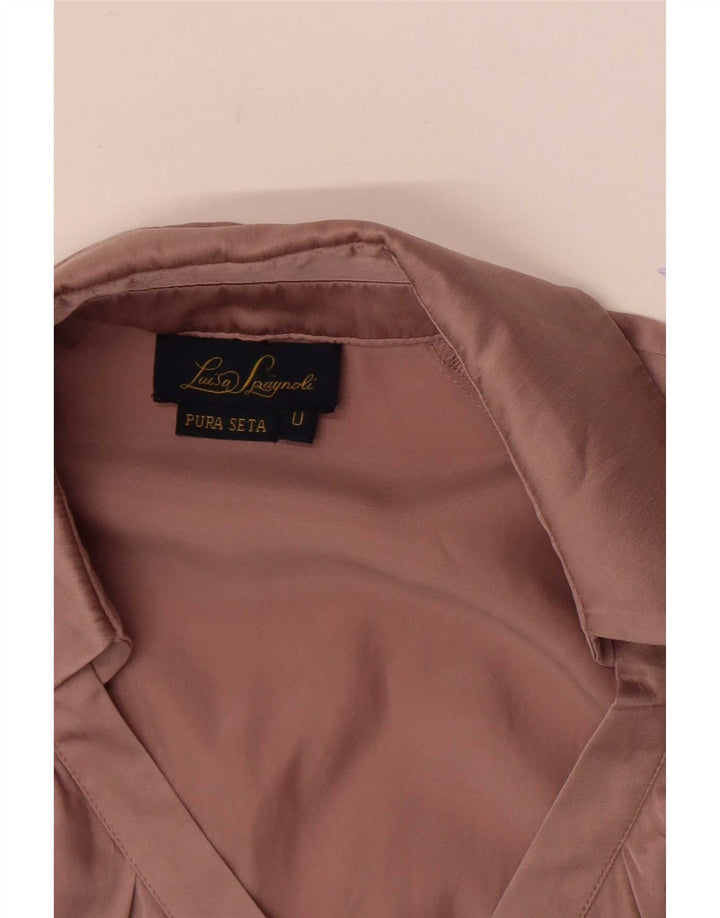 Luisa Spagnoli Chemisier Femme Taille Unique Rose Soie