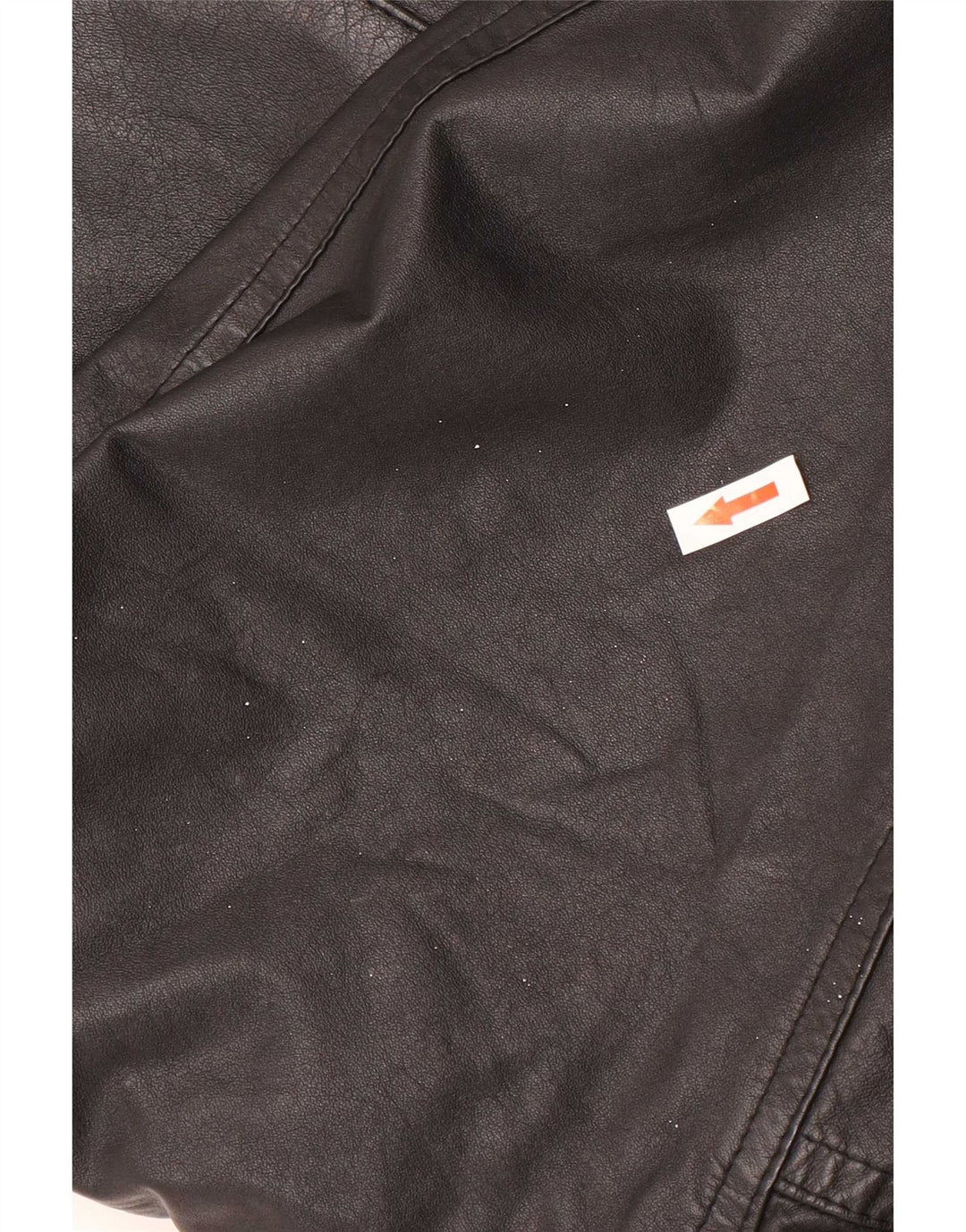 veste en cuir homme vintage UK 40 Grand Noir