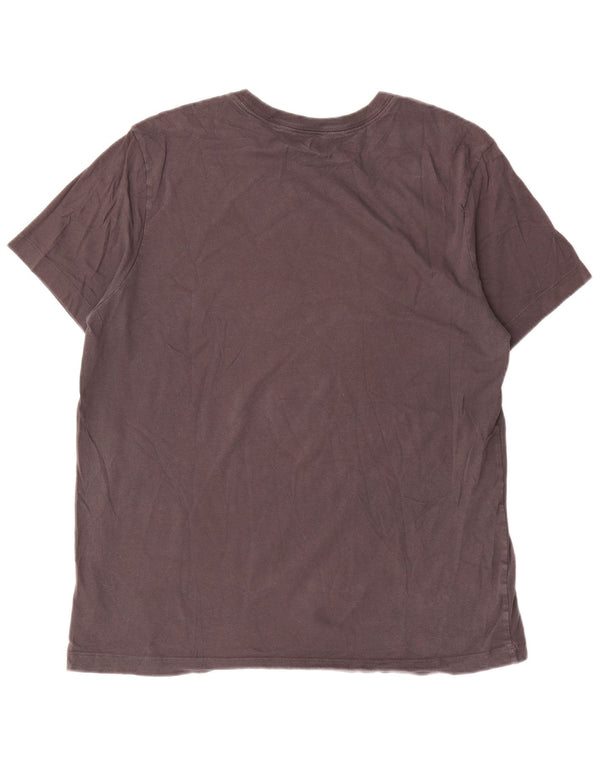 Nike T-shirt graphique pour homme en coton gris Taille L