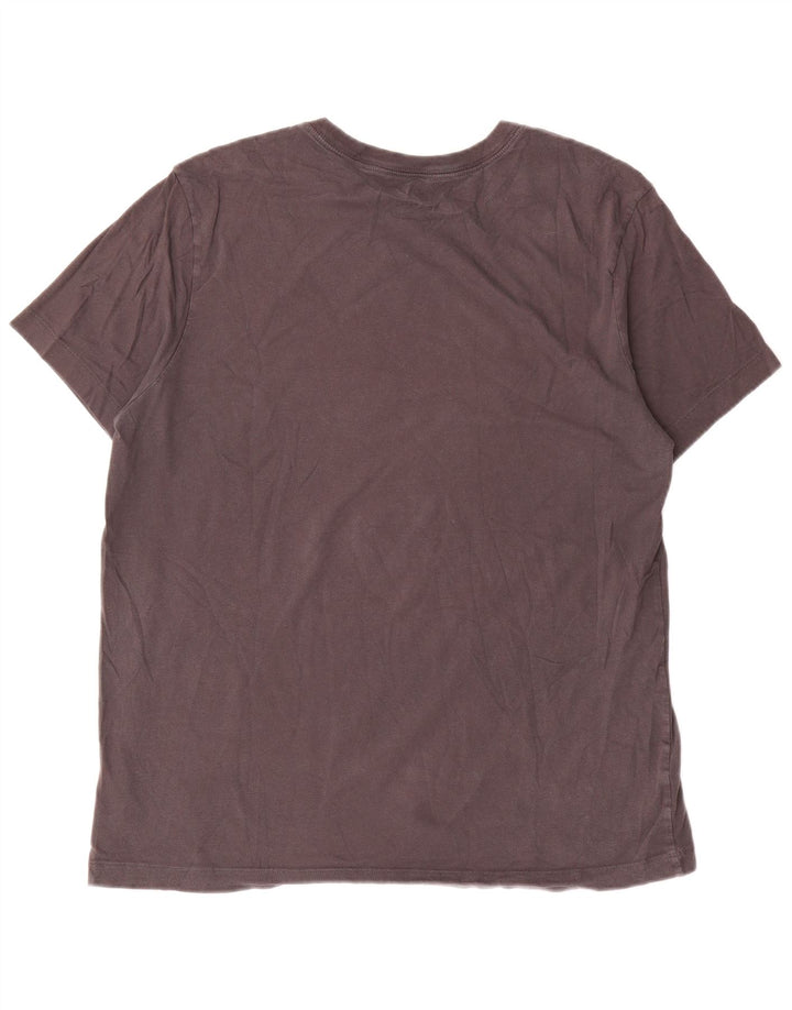 Nike T-shirt graphique pour homme en coton gris Taille L