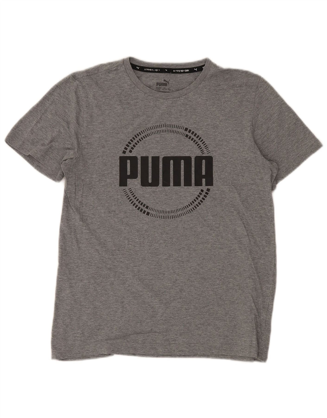 PUMA T-Shirt Graphique Garçon 13-14 Ans Gris Chiné