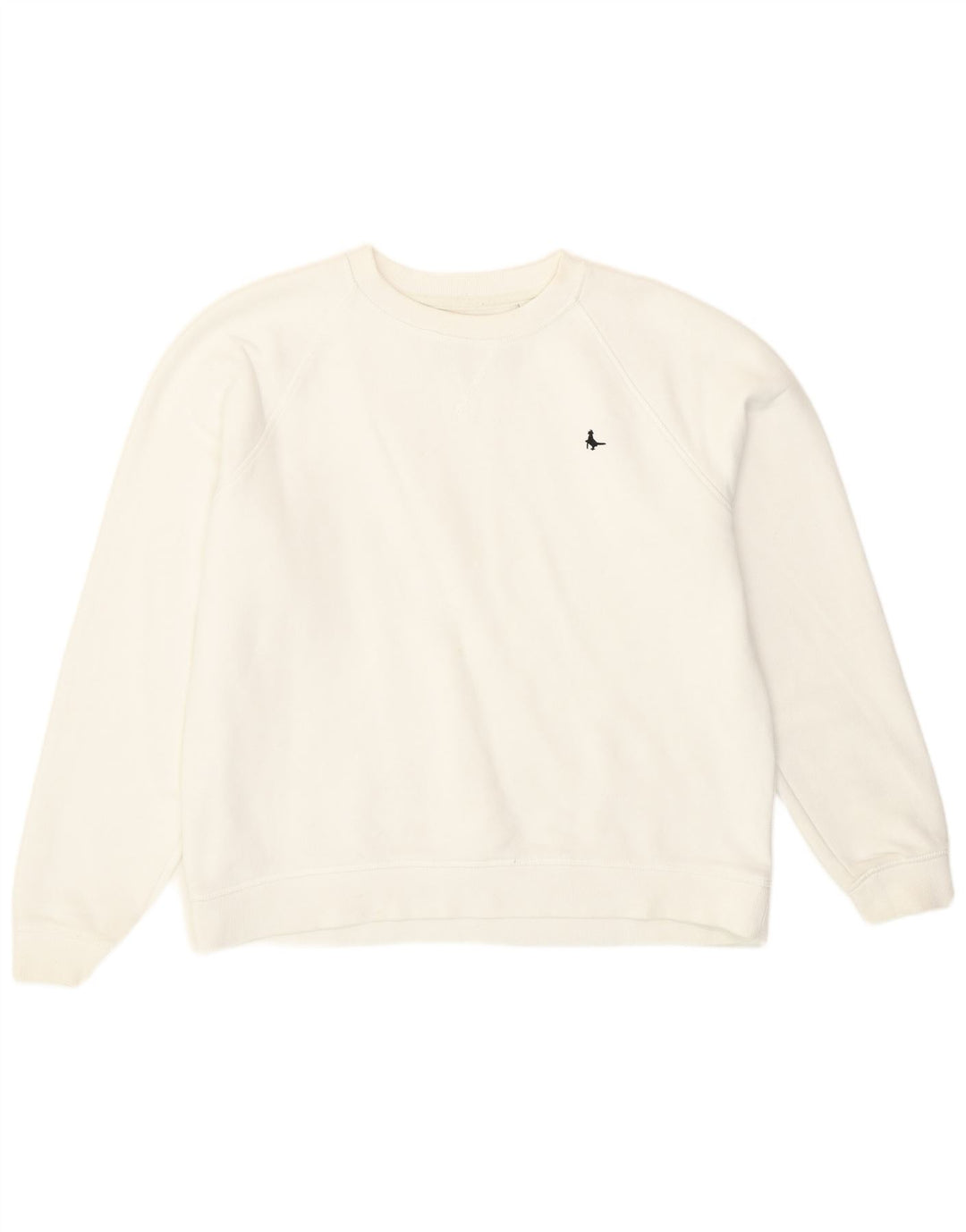 Jack Wills Sweat-shirt pour femme UK 14 Grand coton blanc