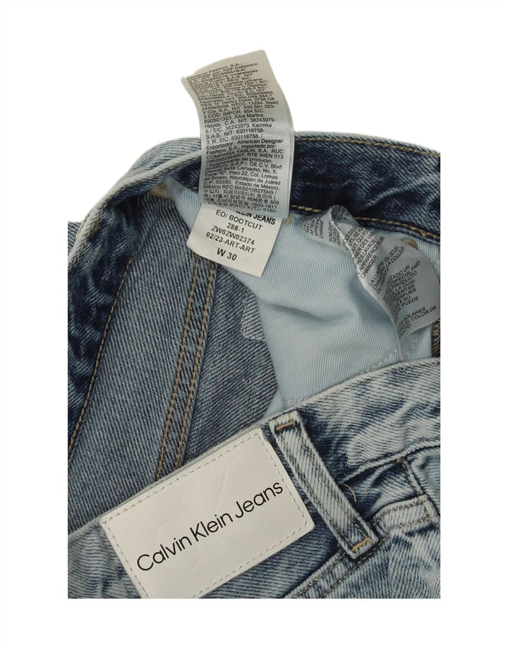 Calvin Klein Jean Bootcut Homme W30 L33 Bleu Coton