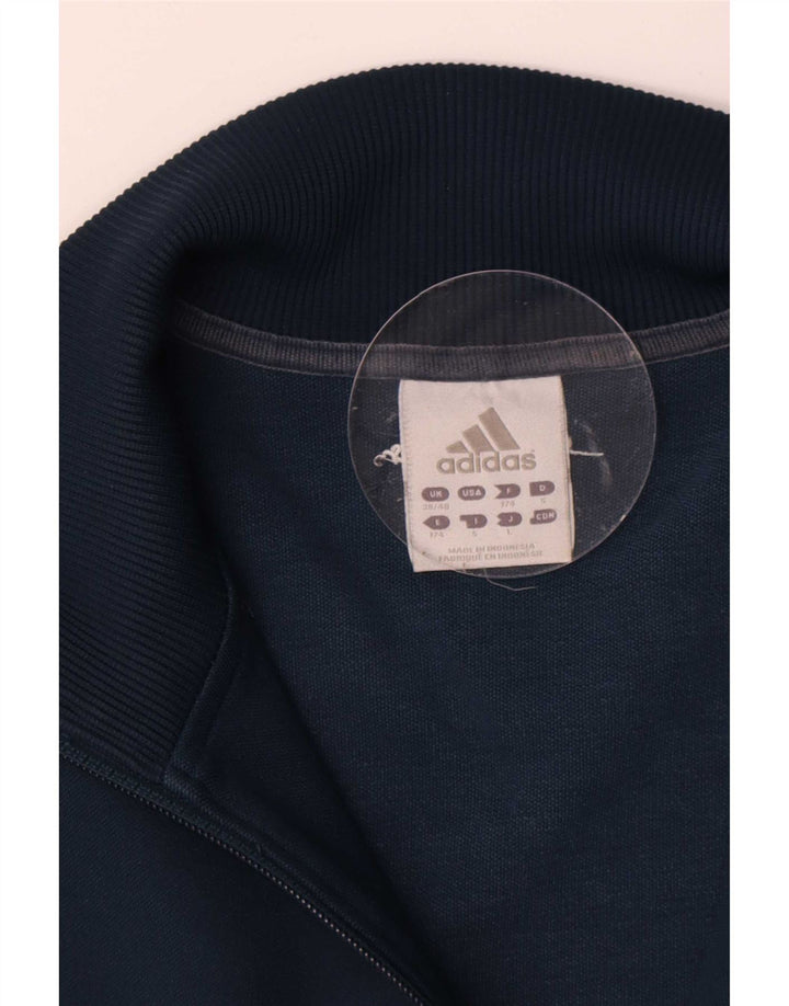 Adidas Veste de survêtement pour homme UK 38/40 Bleu marine moyen Polyester