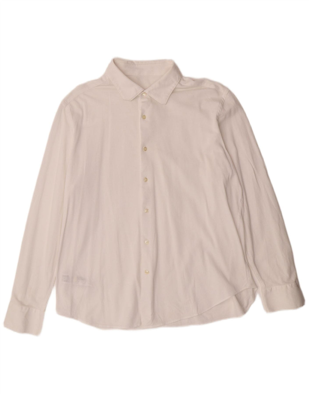 Massimo Dutti Chemise Homme 2XL Coton Blanc