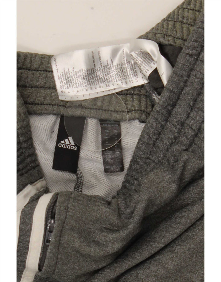 Adidas Pantalon de Survêtement Homme Gris Moyen Polyester