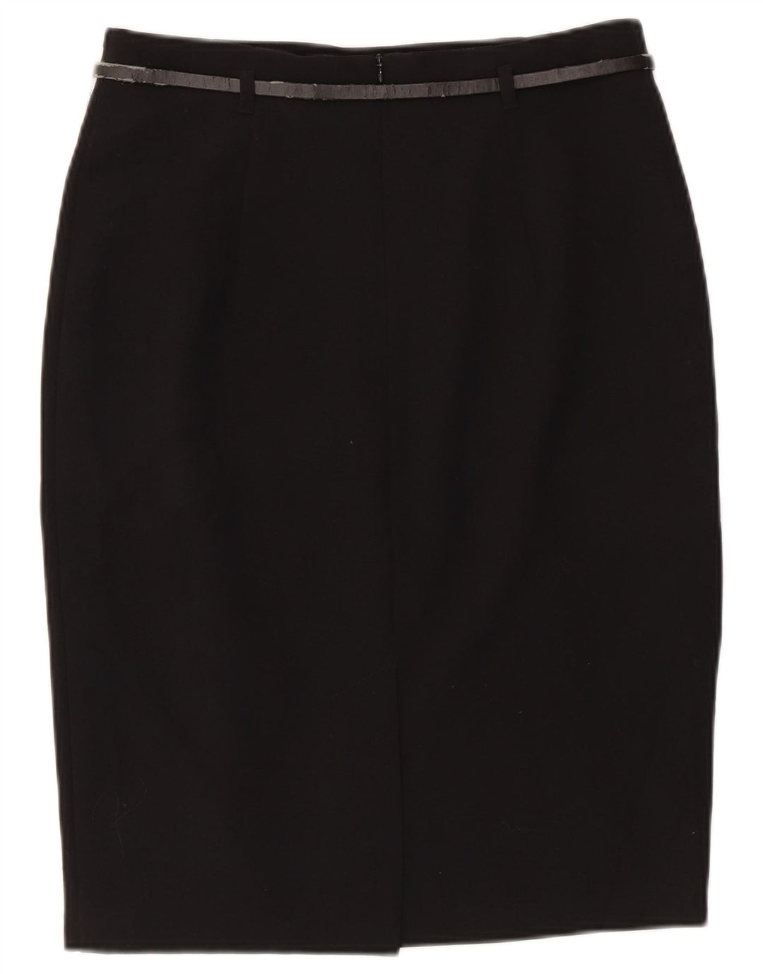 Marks & Spencer Jupe crayon pour femme UK 10 Small W28 Noir Polyester