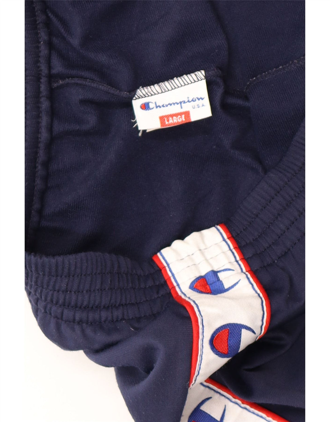 Champion Pantalon De Survêtement Graphique Homme Large Bleu Marine Colourblock
