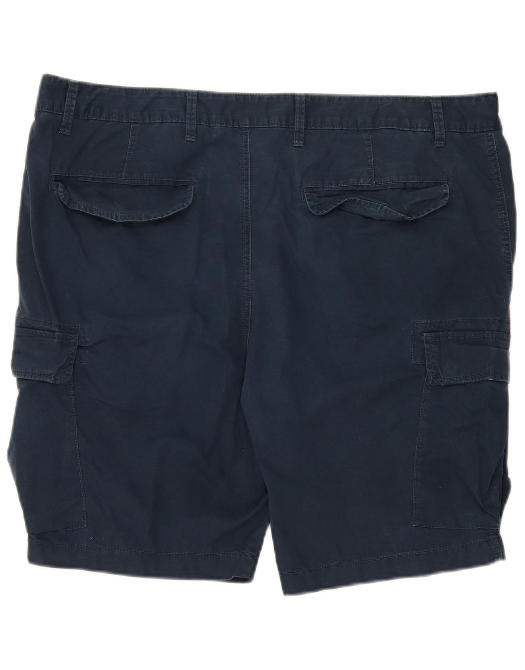 MARKS & SPENCER Short Cargo Homme W40 XL Bleu Marine Coton