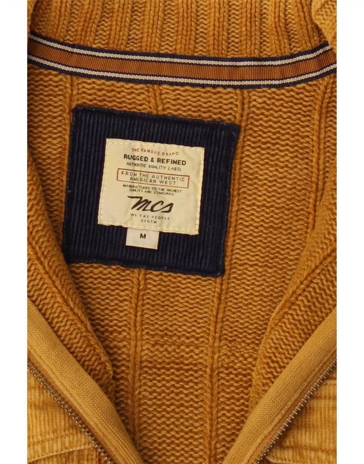Marlboro Classics Pull Cardigan Femme UK 12 Coton Marron Moyen