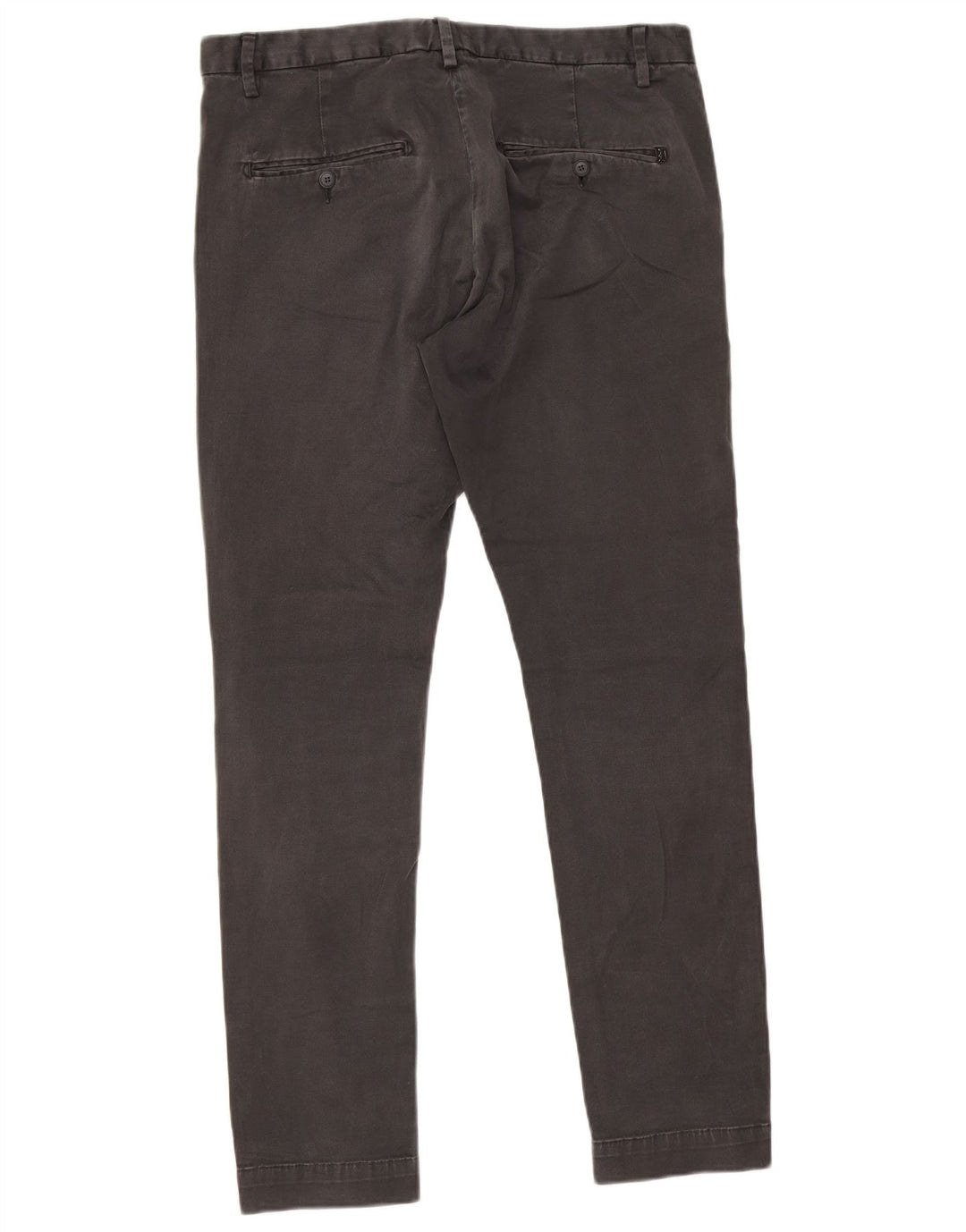 Dondup Pantalon Chino Slim Homme W36 L31 Gris Coton