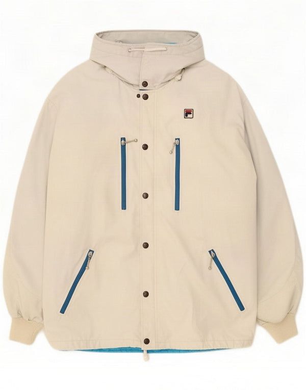 Fila Veste coupe-vent à capuche pour homme IT 52 XL Gris
