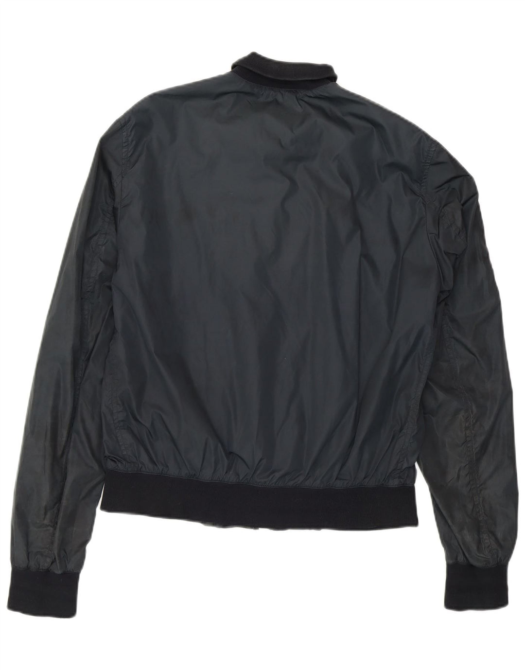 CESARE PACIOTTI 4US Veste Bomber Graphique Femme IT 46 Large Bleu Marine