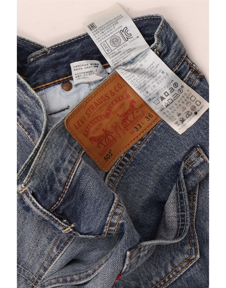 Levi's Jean Droit 501 Homme Bleu W33 L30 Coton