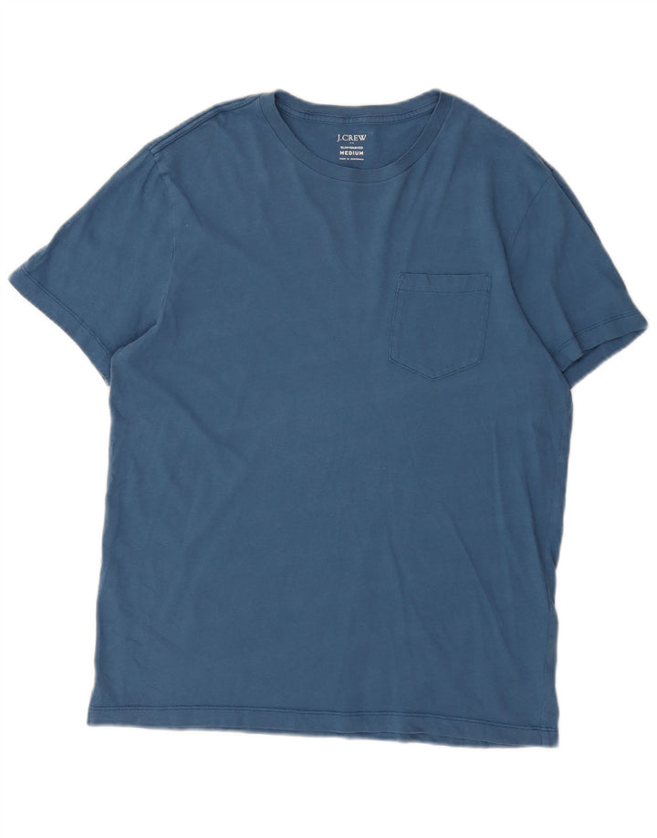 J. CREW T-Shirt Slim Fit Homme Bleu Moyen Coton