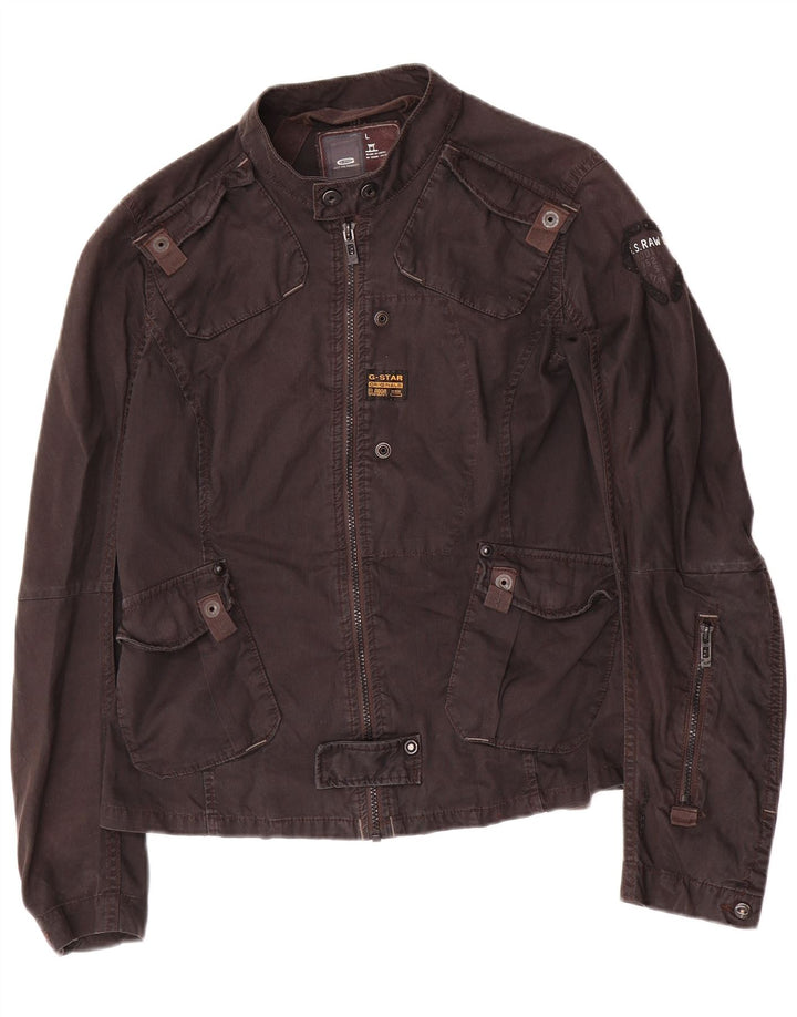 G-Star Veste utilitaire pour femme UK 14 Large Noir Coton