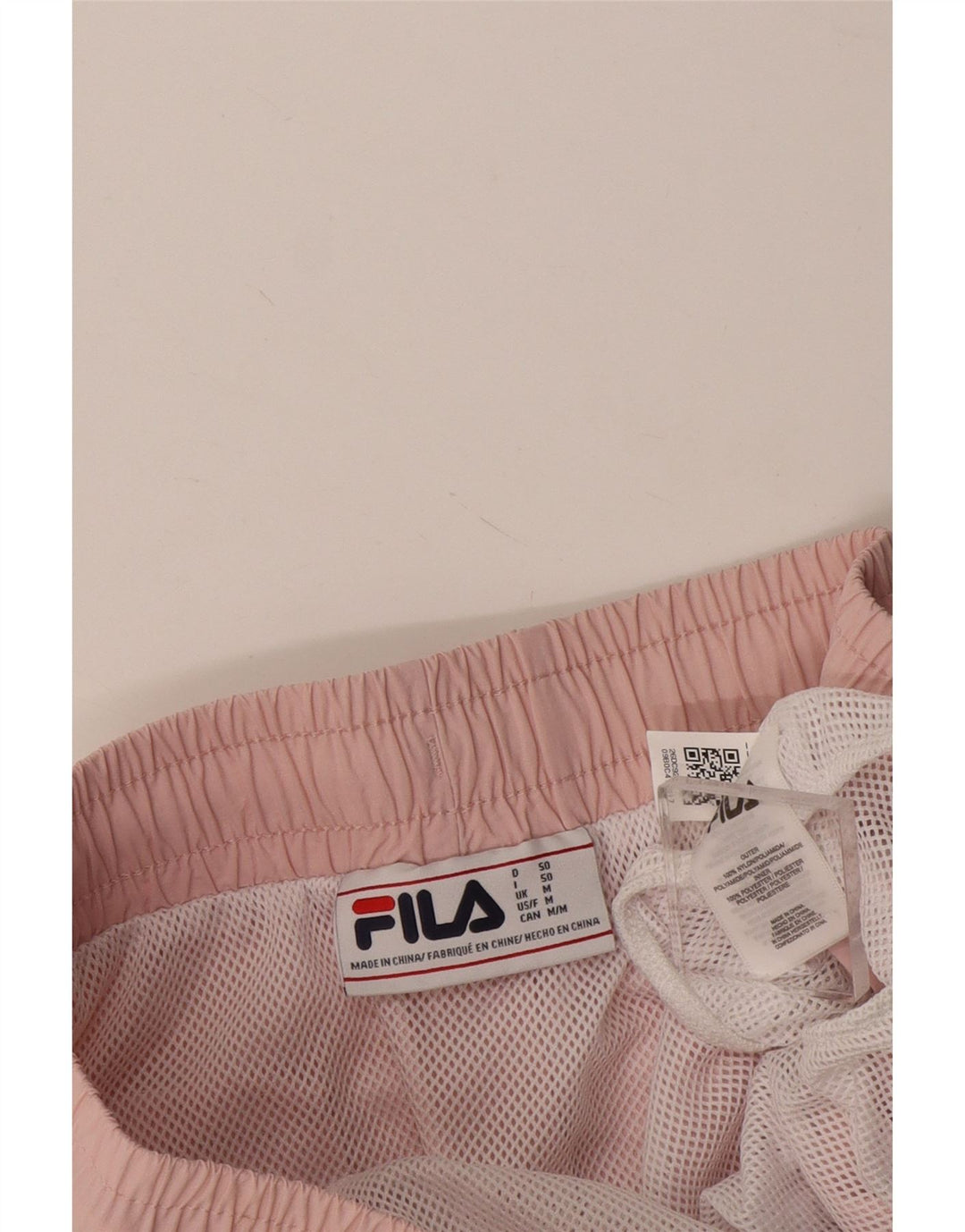 Fila Short de Bain Homme Nylon Rose Moyen