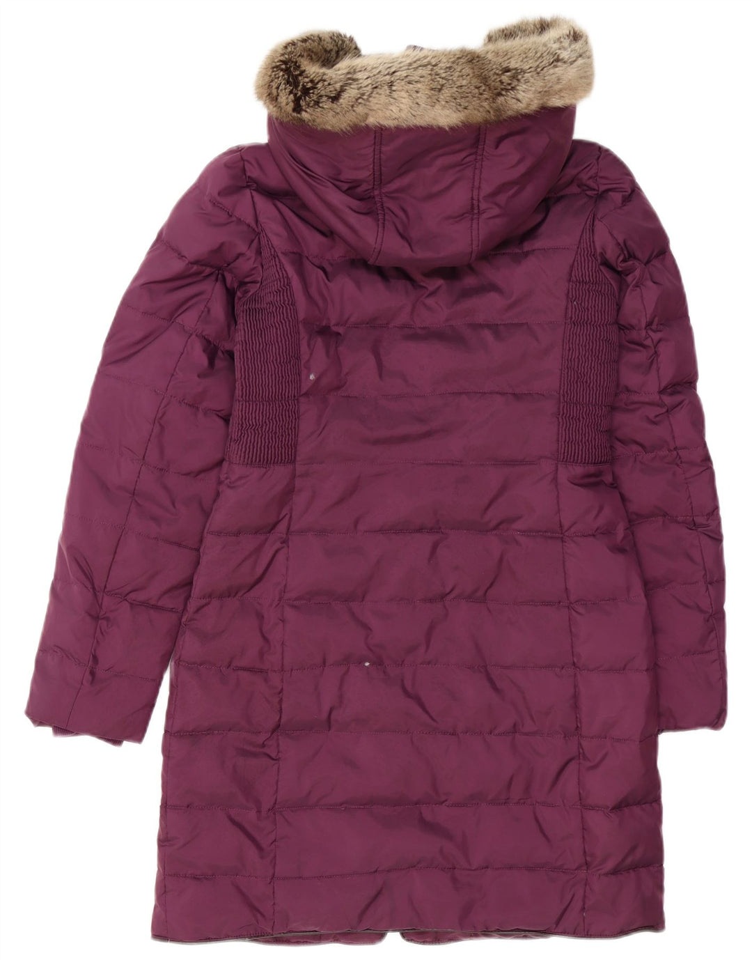 JOULES Manteau matelassé à capuche surdimensionné pour femme UK 8 Small Violet Polyester