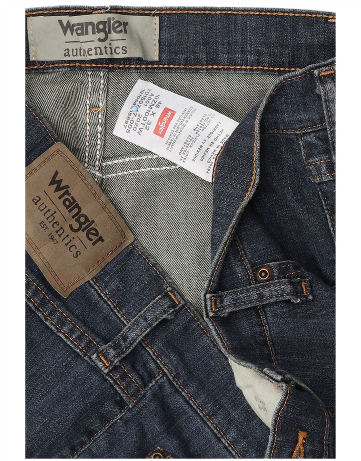 Wrangler Jean droit homme W46 L32 bleu coton