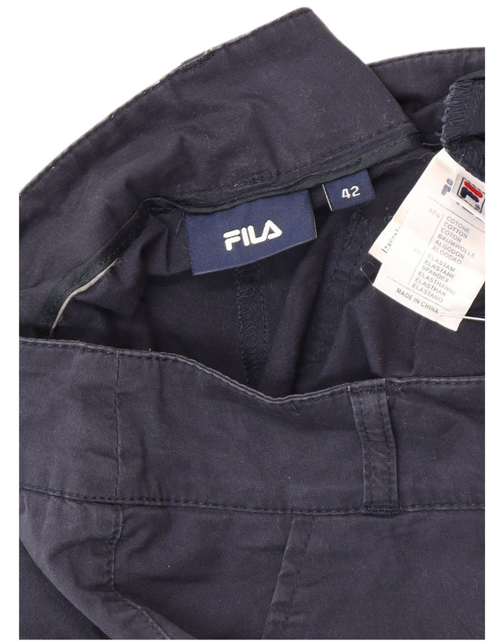 Fila Short Chino Femme IT 42 Medium W30 Bleu Marine Coton