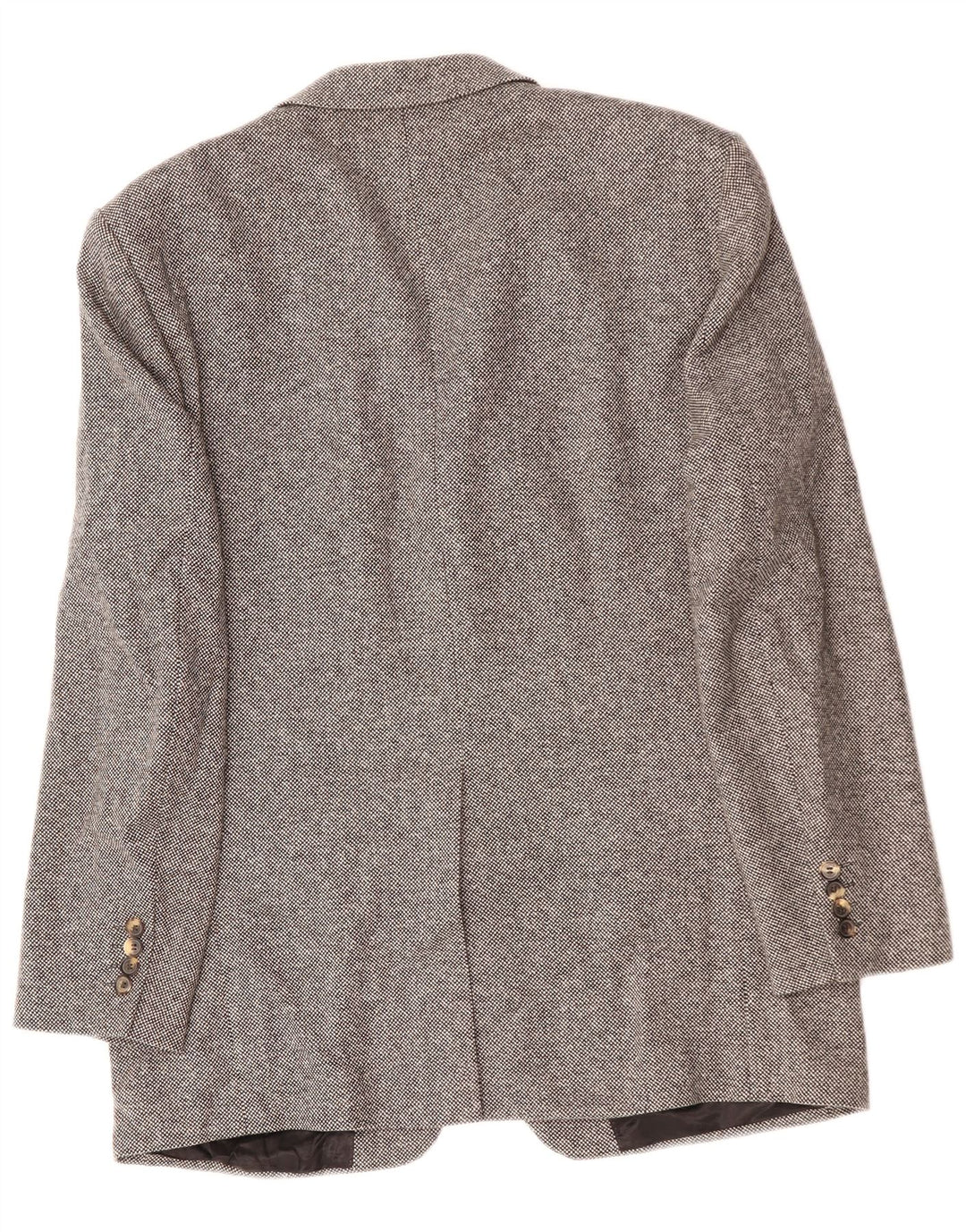 KARL LAGERFELD Veste Blazer 3 Boutons Homme UK 40 Grande Laine Grise