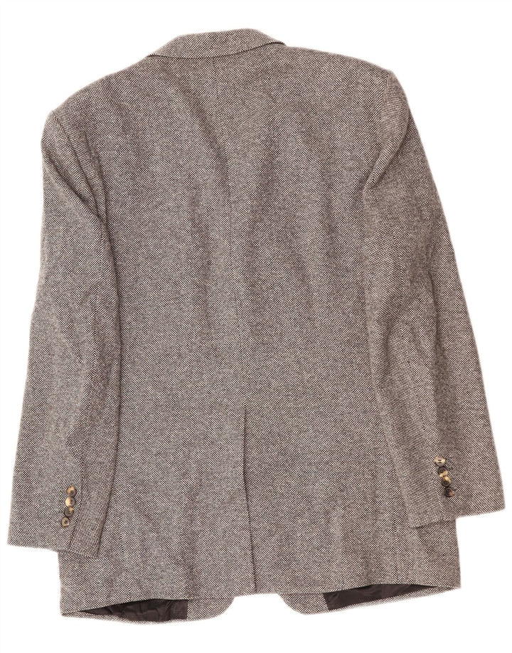 KARL LAGERFELD Veste Blazer 3 Boutons Homme UK 40 Grande Laine Grise