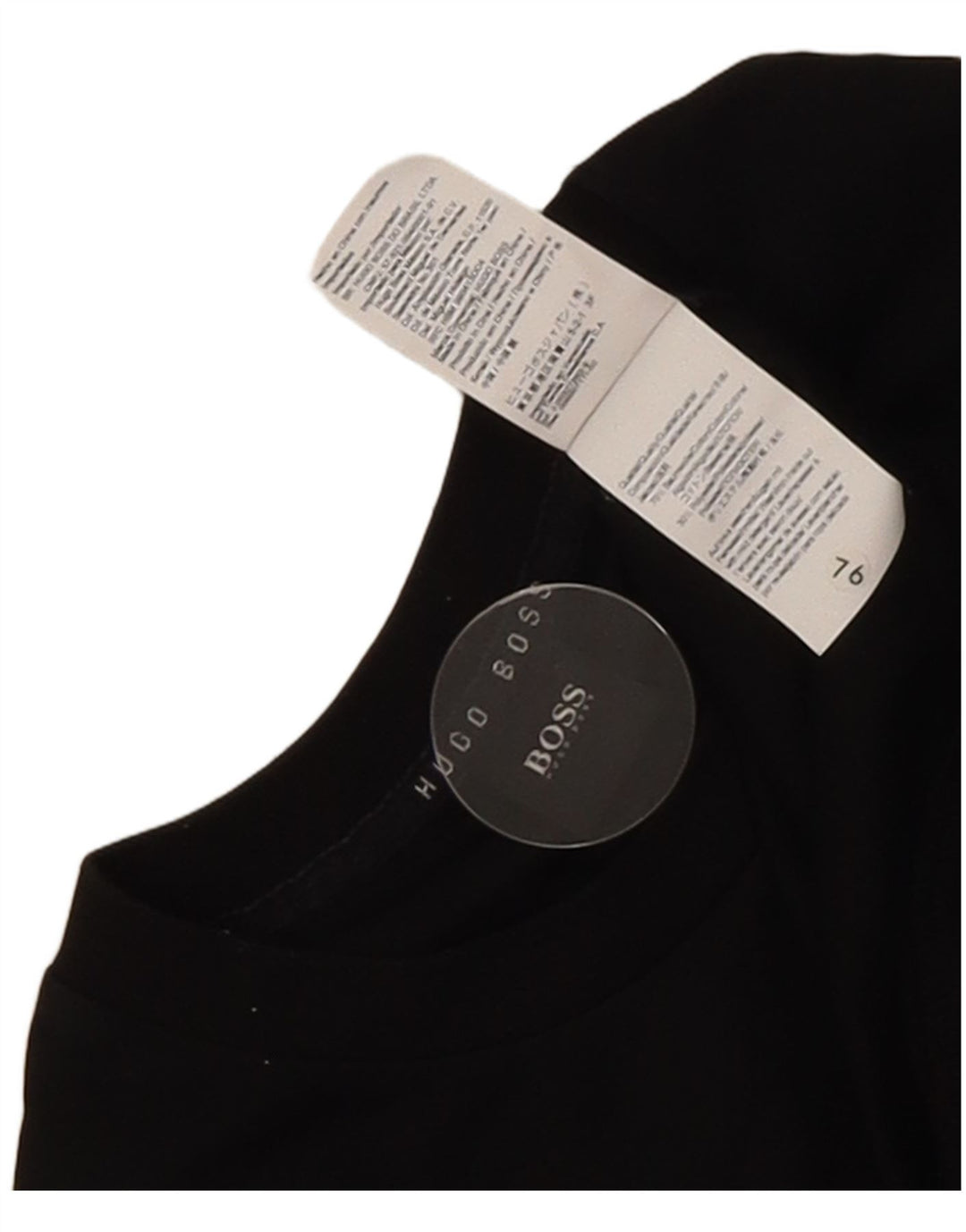 HUGO BOSS Homme Sweat-Shirt Graphique Petit Noir Coton