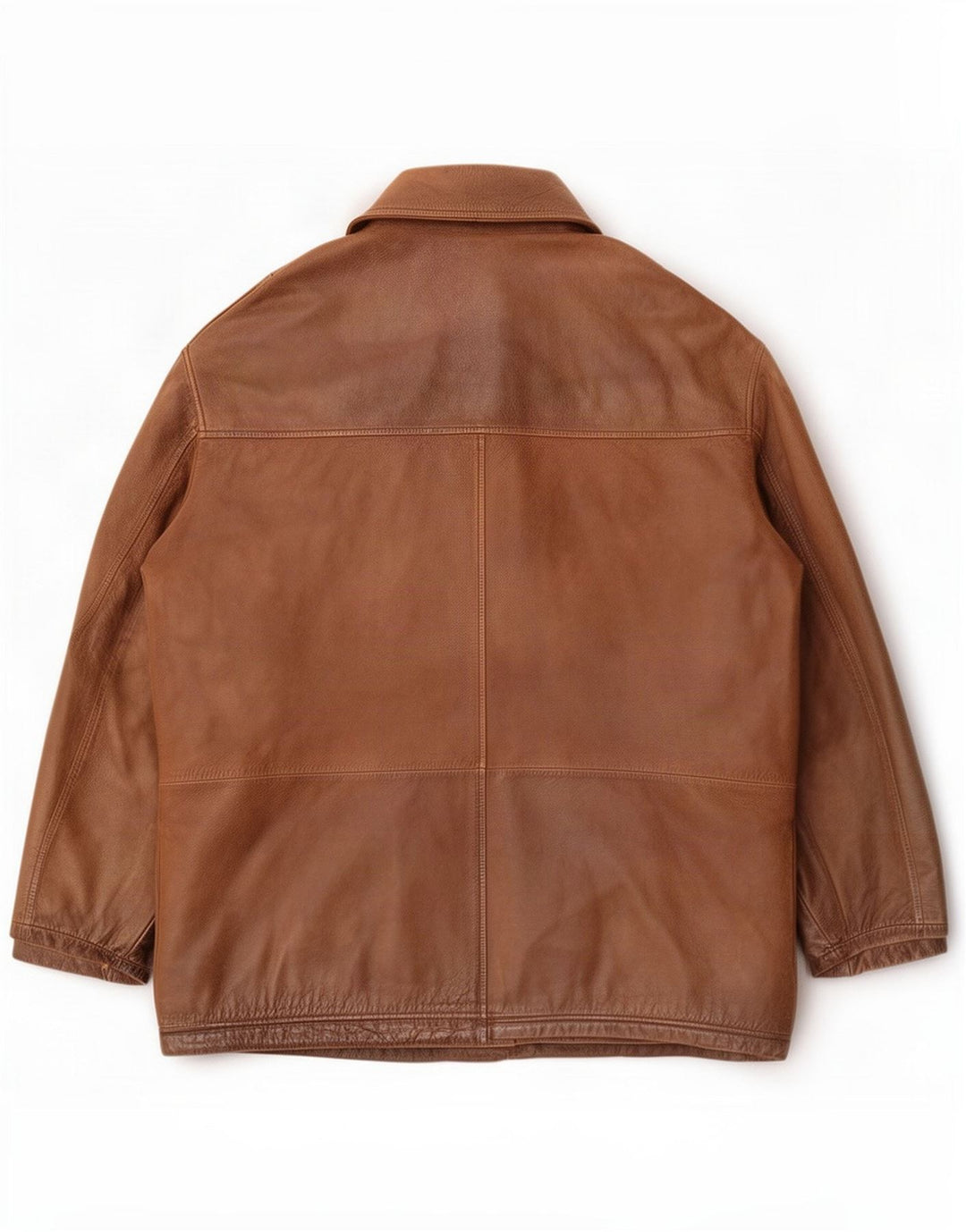 Trapper Veste en cuir pour homme UK 50 5XL Marron
