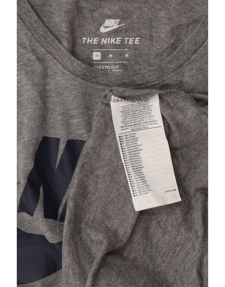 Nike Homme Athletic Cut Graphic T-Shirt Haut Gris Moyen Coton