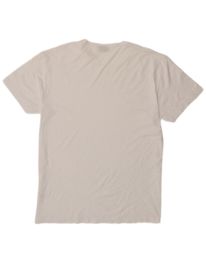 Fila T-Shirt Homme Haut 2XL Blanc Coton