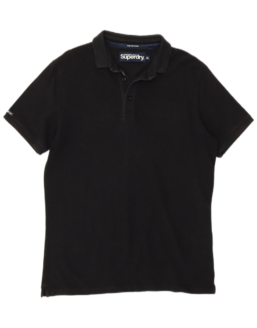 SUPERDRY Polo Homme XL Noir Coton