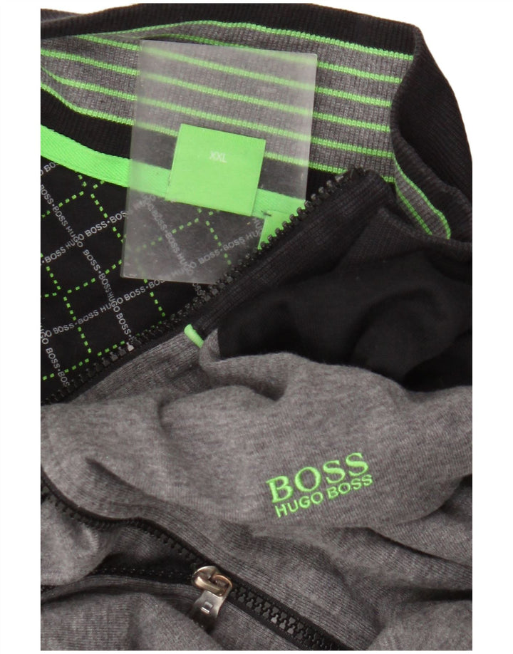 Hugo Boss Veste de survêtement pour homme 2XL Gris Colourblock