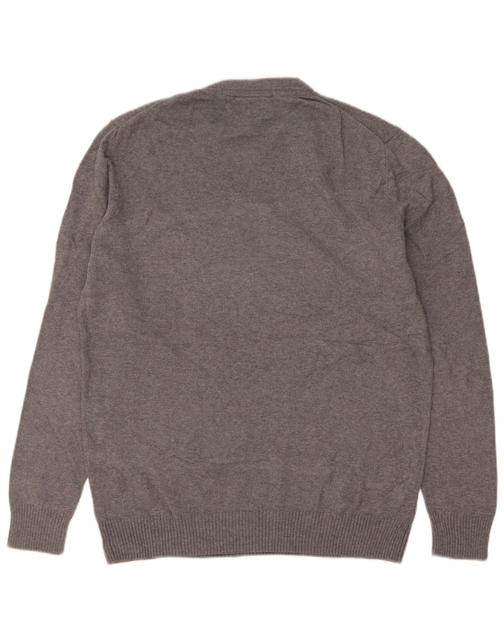 Lyle & Scott Pull à col rond pour homme Petit gris chiné en coton