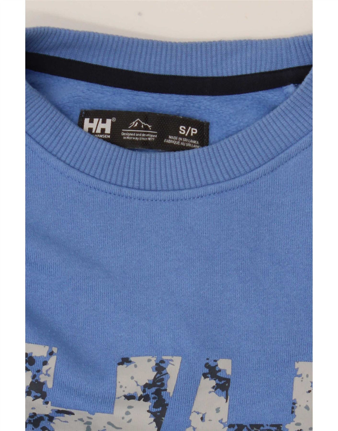 Helly Hansen Sweat-shirt graphique pour femme UK 10 Petit Bleu