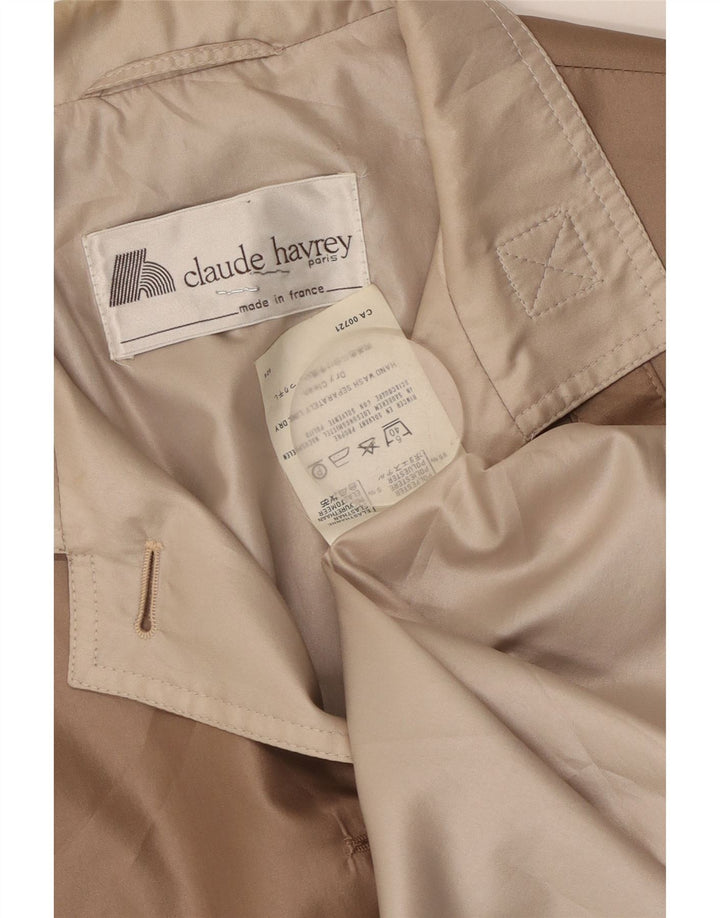 Claude Havrey Manteau Femme UK 16 Large Marron Polyester