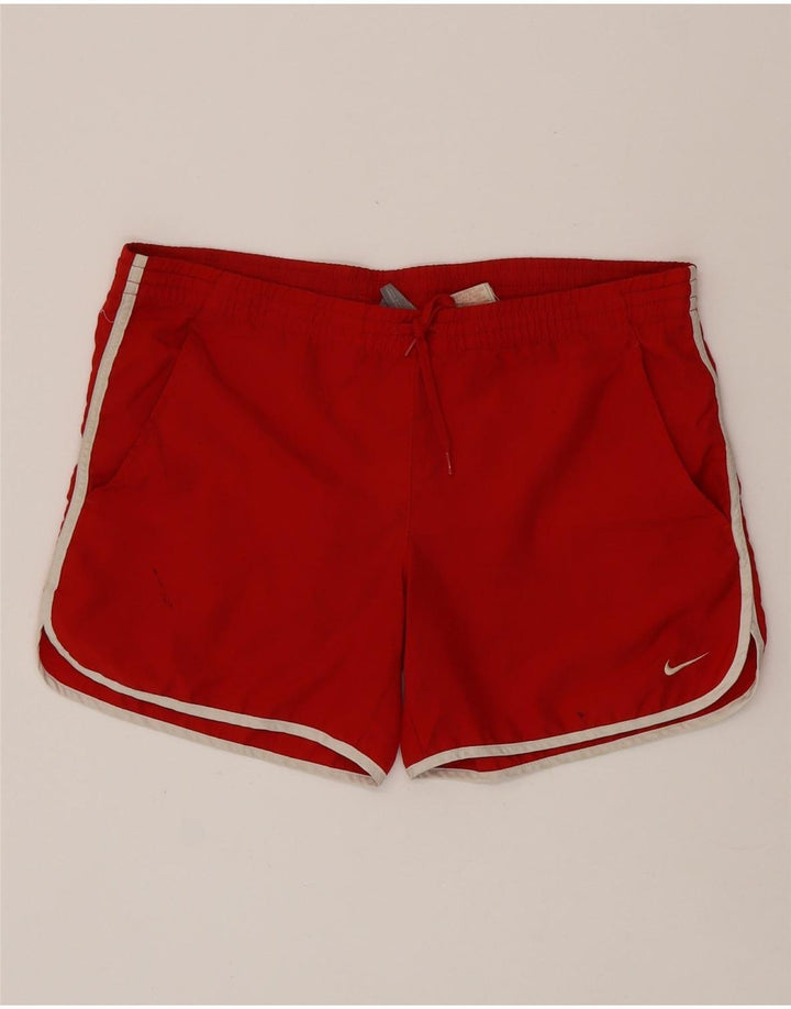Nike Short de sport pour femme UK 8/10 Petit Rouge Polyester