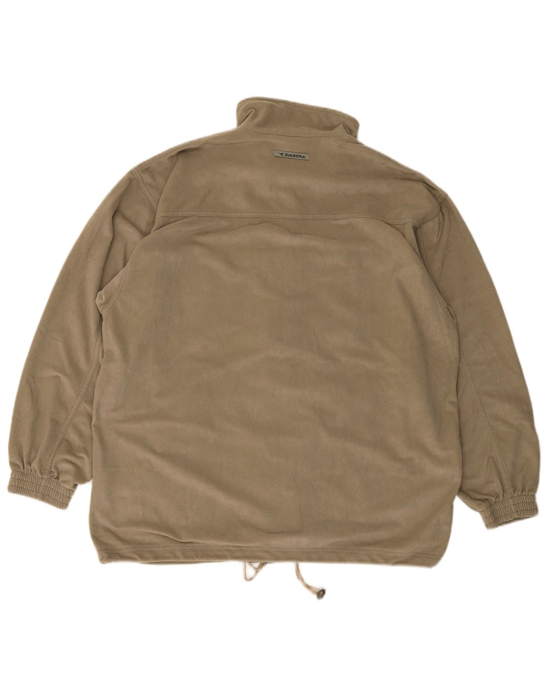 Diadora Veste de survêtement en velours pour homme UK 42 Large Kaki Polyester