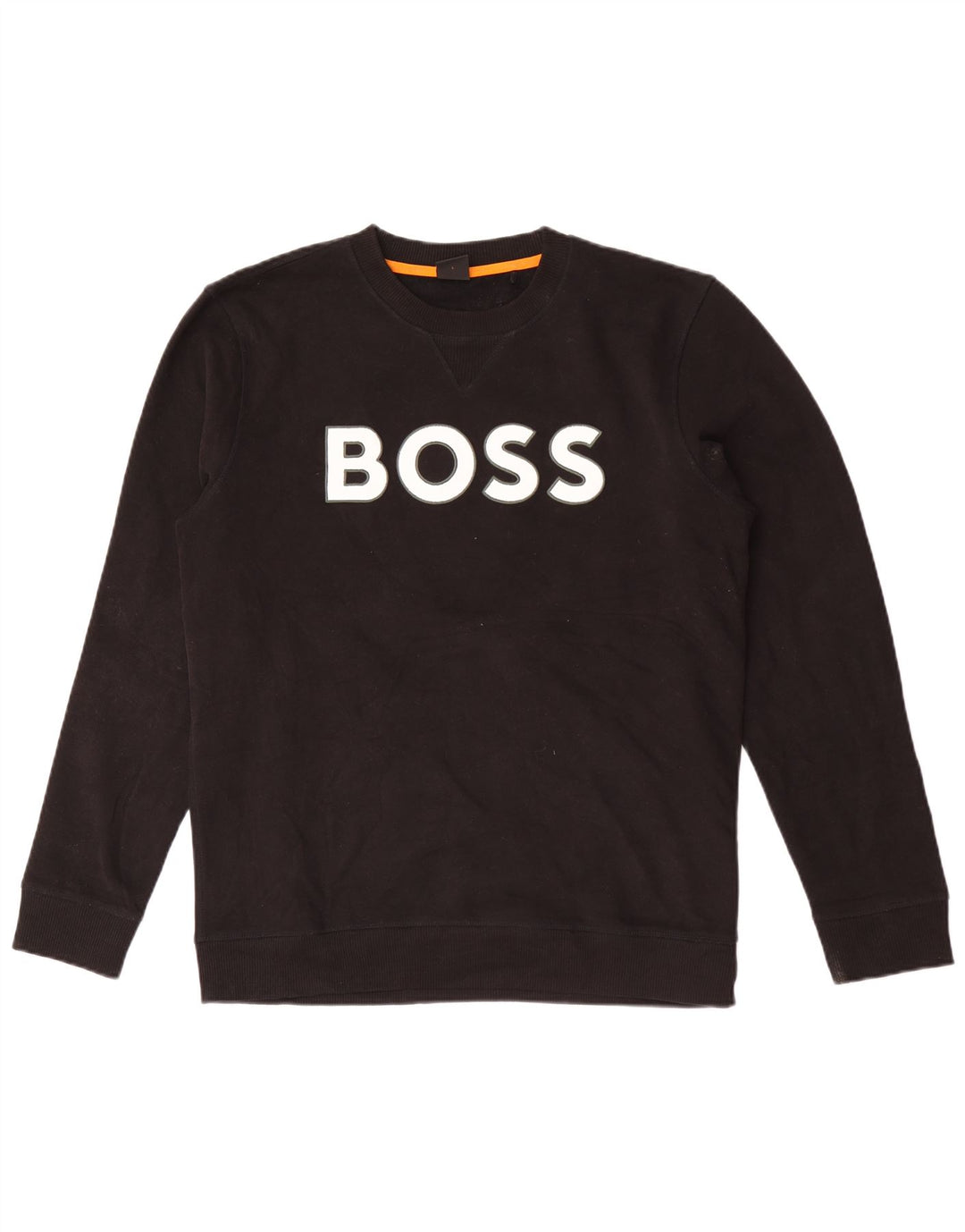 Hugo Boss Pull-over graphique pour hommes, grand coton noir