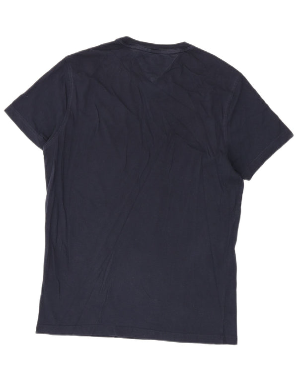 Tommy Hilfiger T-Shirt Homme Bleu Marine Moyen Coton