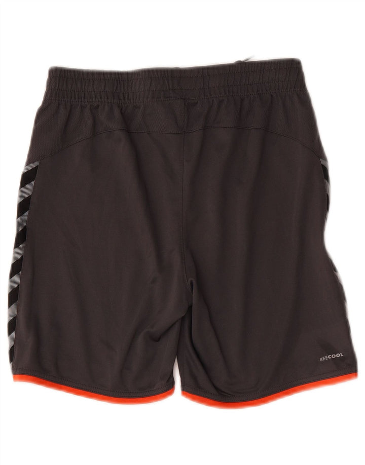 Hummel Short de Sport Graphique Garçon 13-14 ans Gris Colorblock Polyester