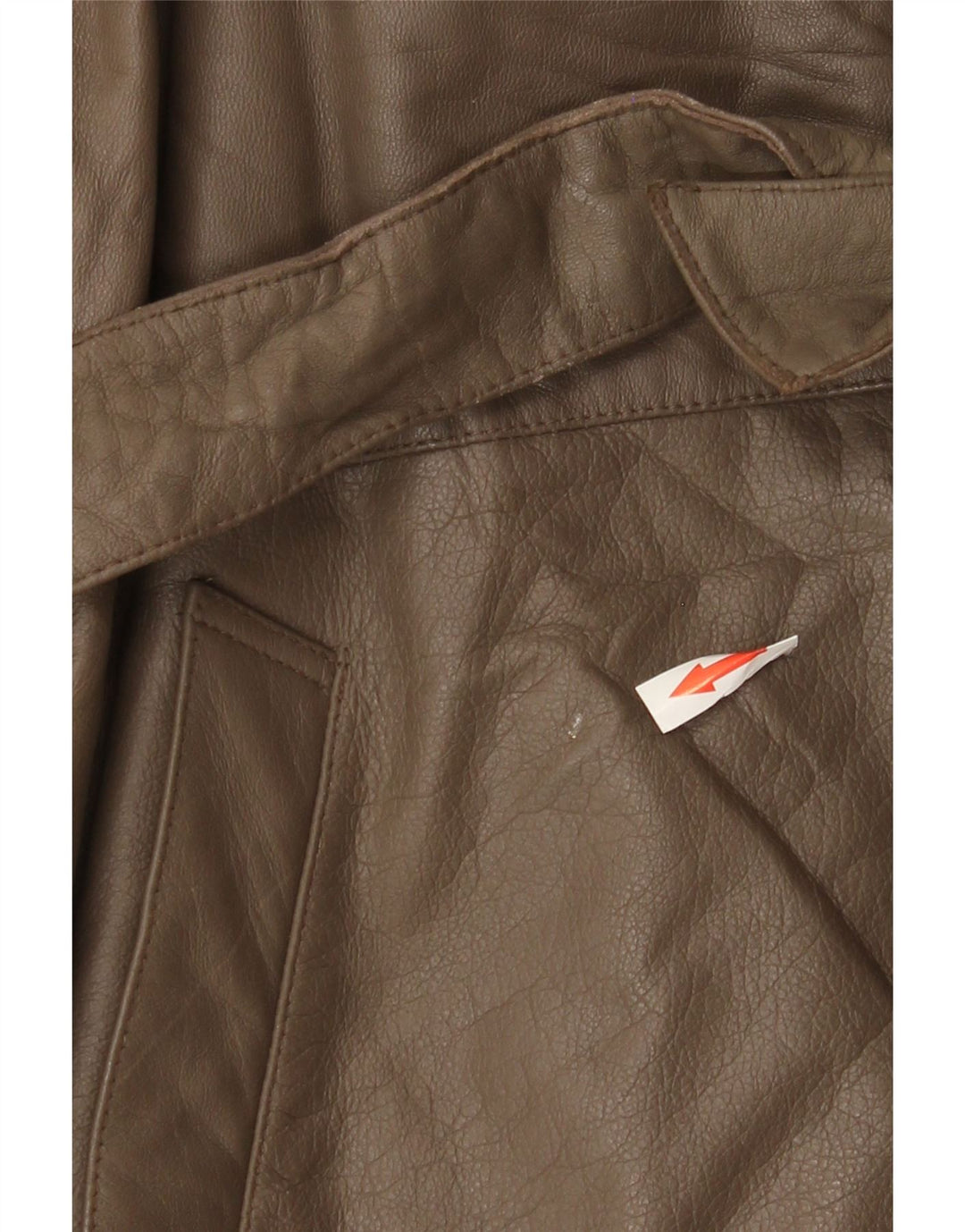 veste en cuir homme vintage IT 56 3XL Marron