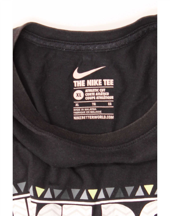 Nike T-shirt graphique pour homme XL Noir
