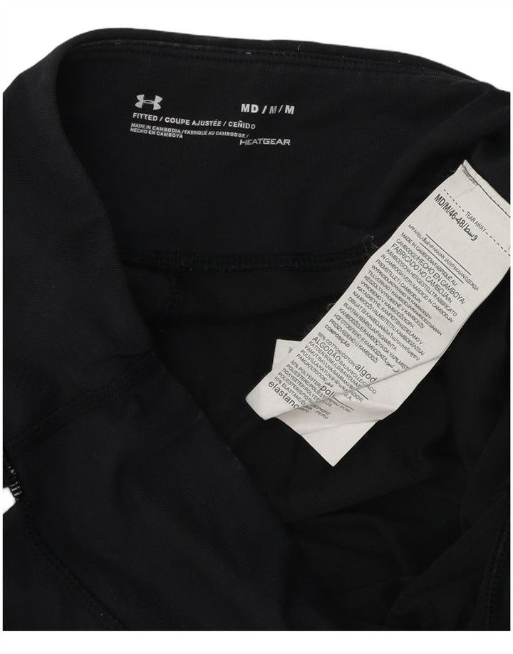 UNDER ARMOUR Legging Heat Gear pour femme UK 12 Noir moyen Colourblock