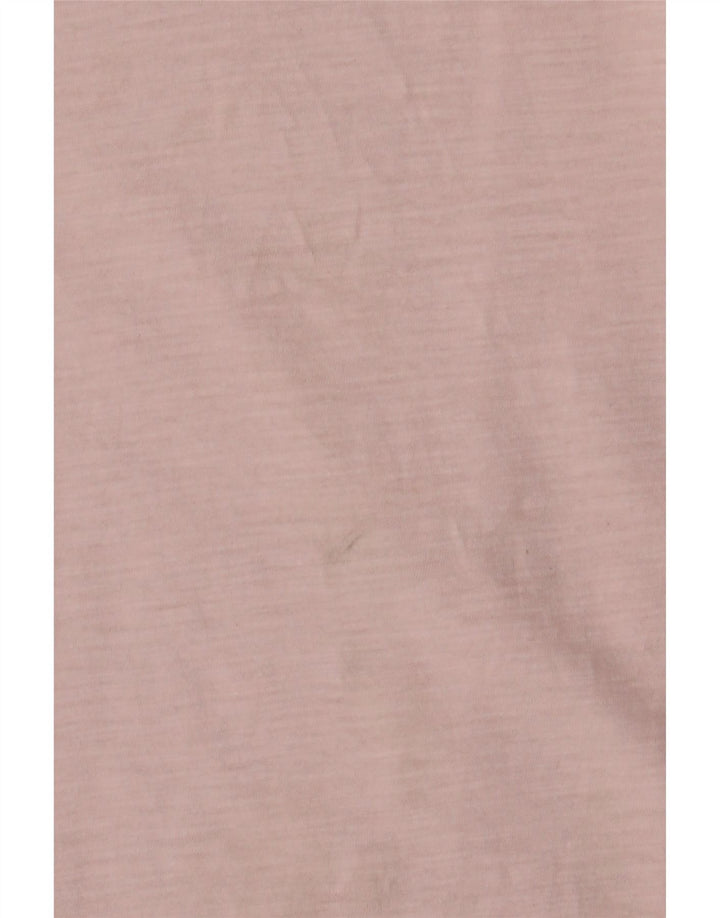CREW CLOTHING Chemisier Femme Top UK 10 Petit Rose Coton