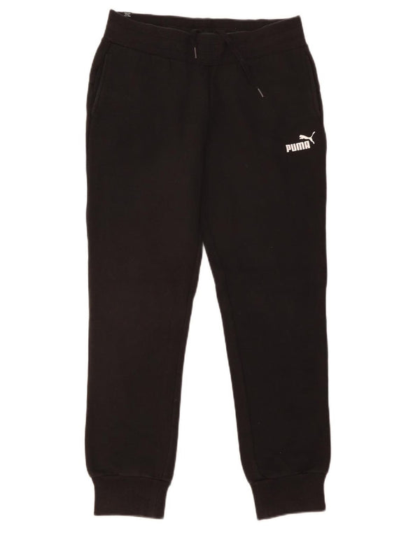 PUMA Pantalon de survêtement pour femme Joggers UK 12 Medium Noir Coton