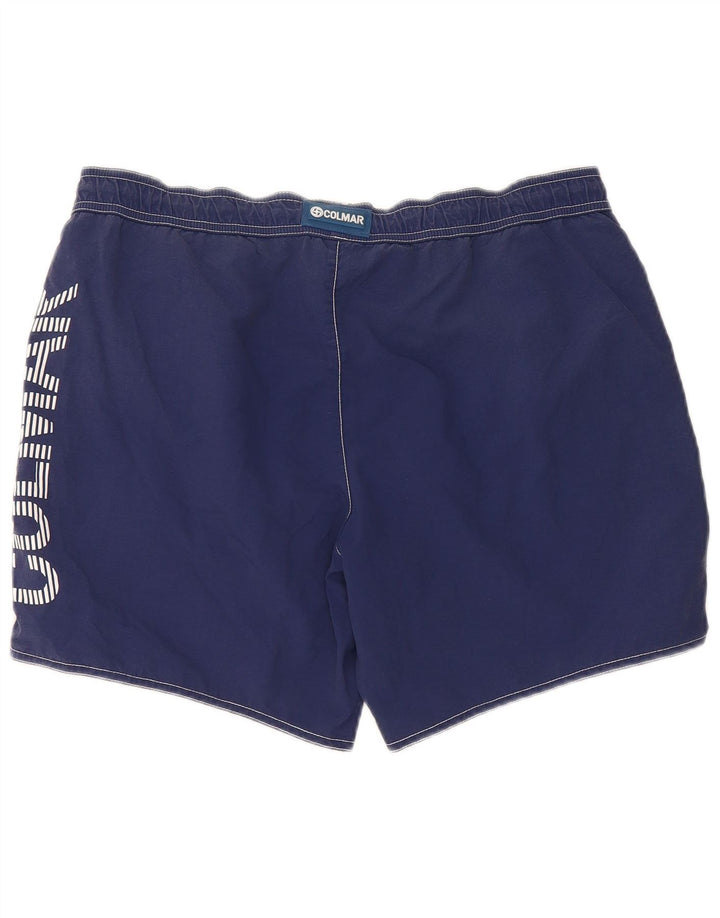 Colmar Short de Bain Graphique IT 50 Bleu Marine Moyen Homme