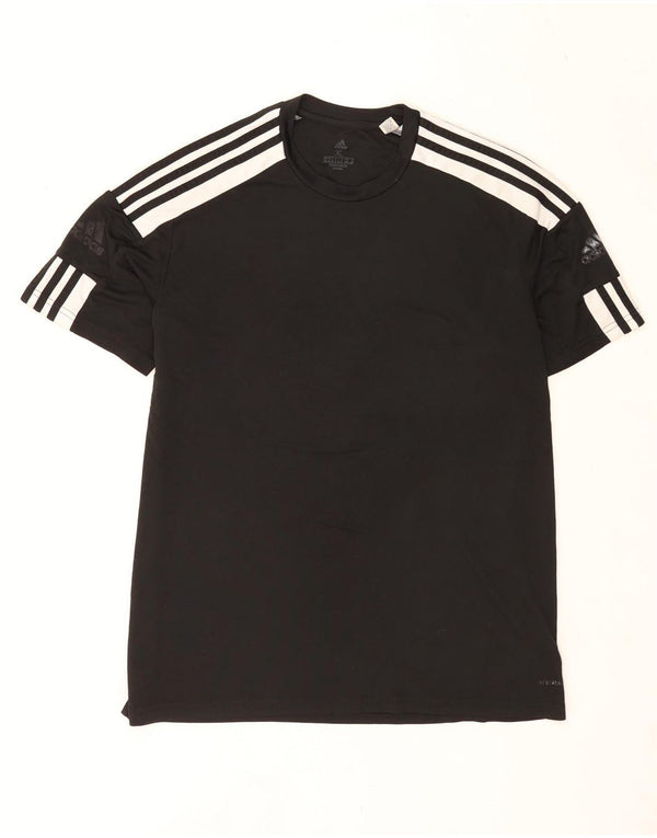 Adidas Hommes Aeroready T-Shirt Top XL Noir Colorblock Polyester