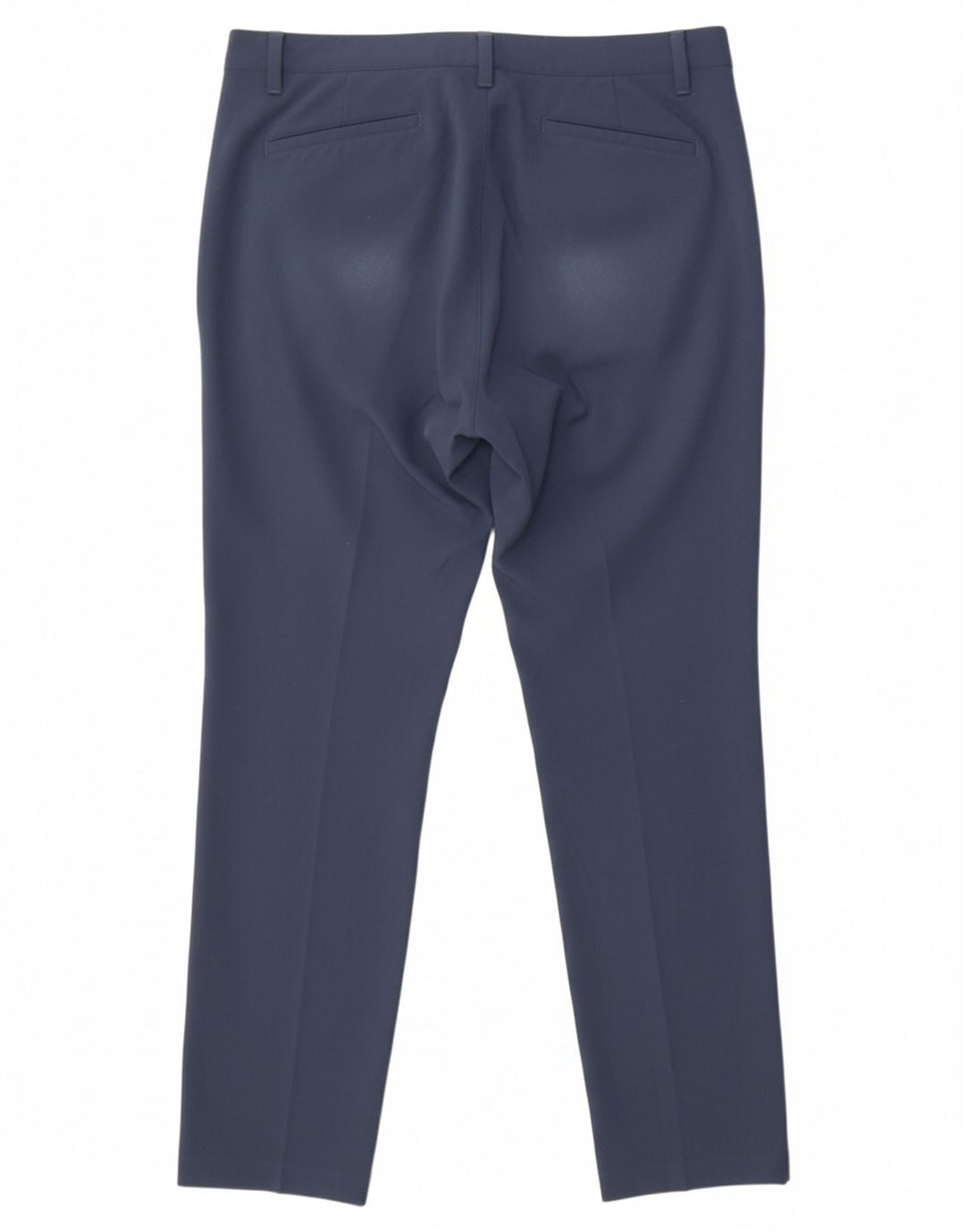 ADIDAS Mens Slim Chino Trousers W36 L30 Navy Blue Polyester